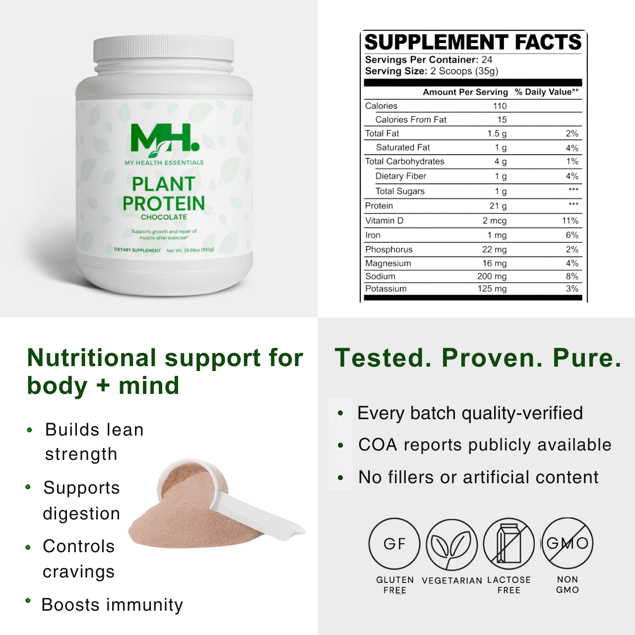 Plant Protein+ Chocolate