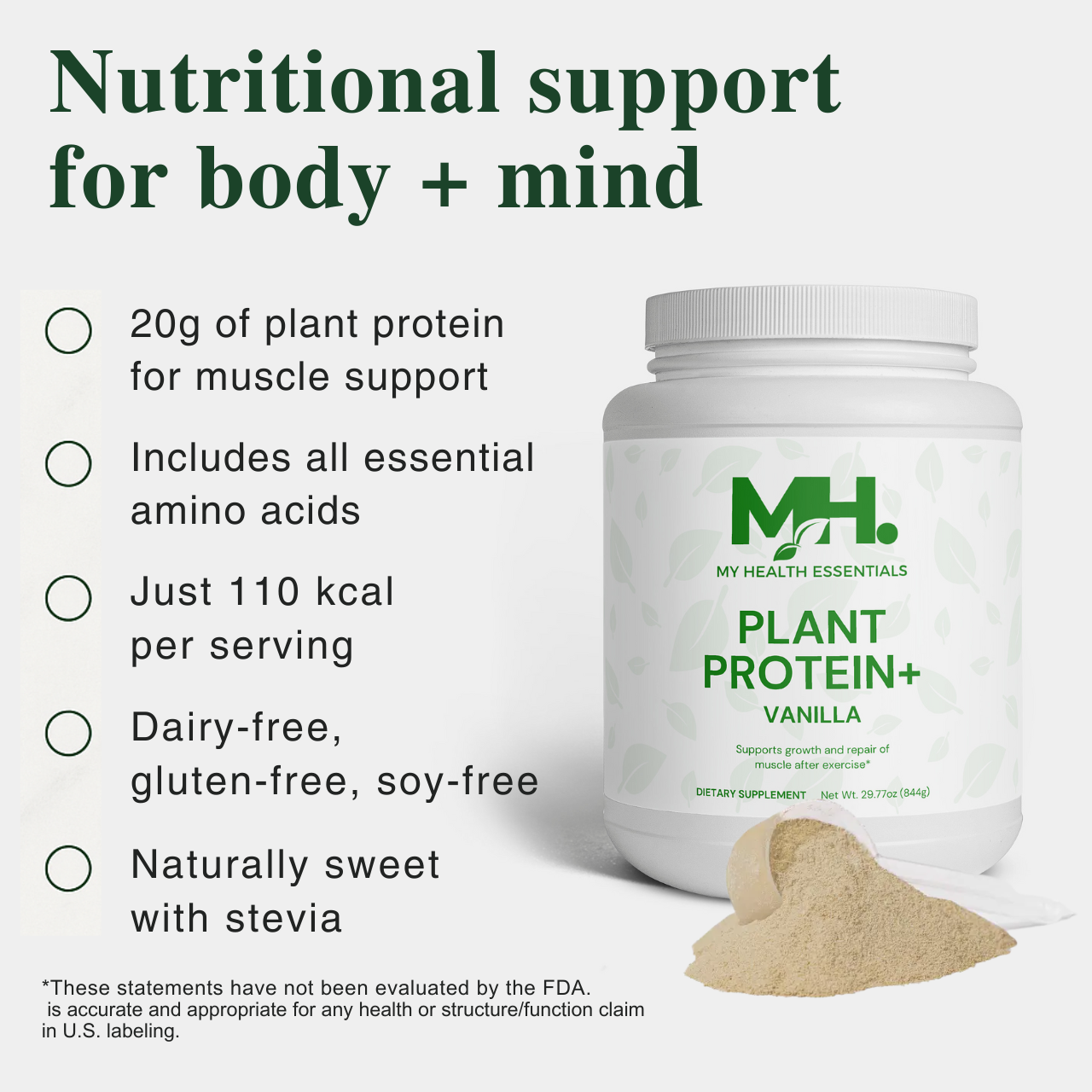 Plant Protein+ Vanilla